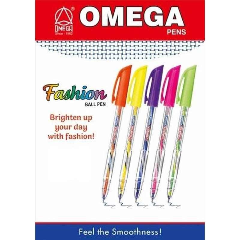 Omega Fashion 125 Pcs Blue Ball Pen Set