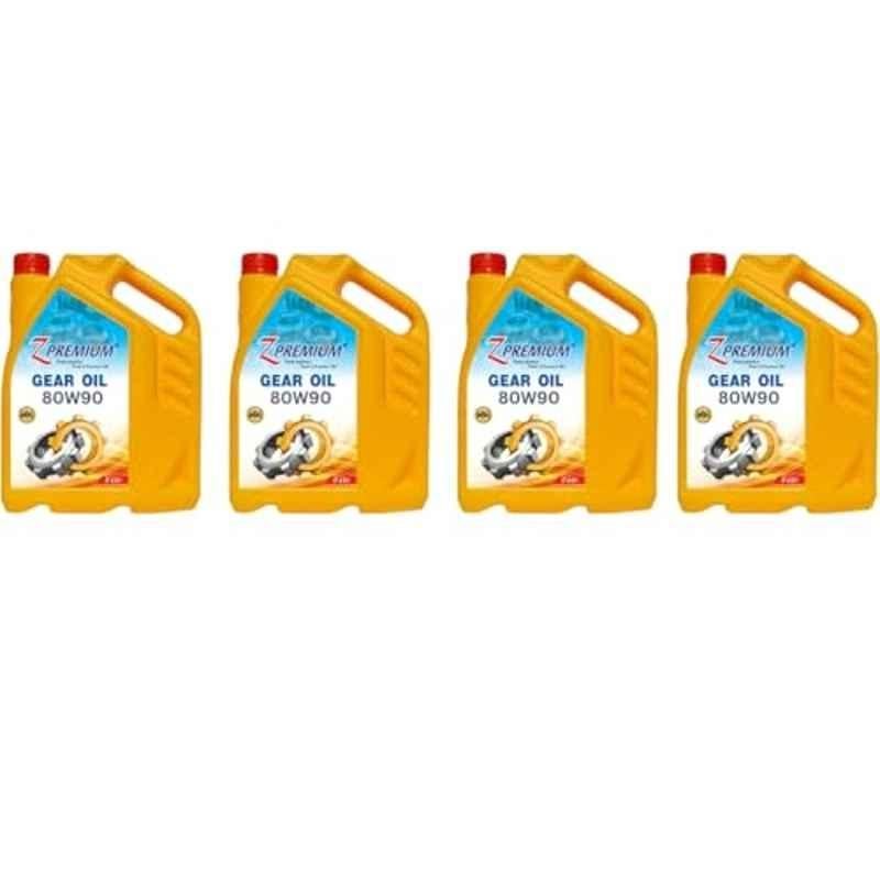 Z Premium 80W90 5 Litre Gear Oil (Pack of 4)