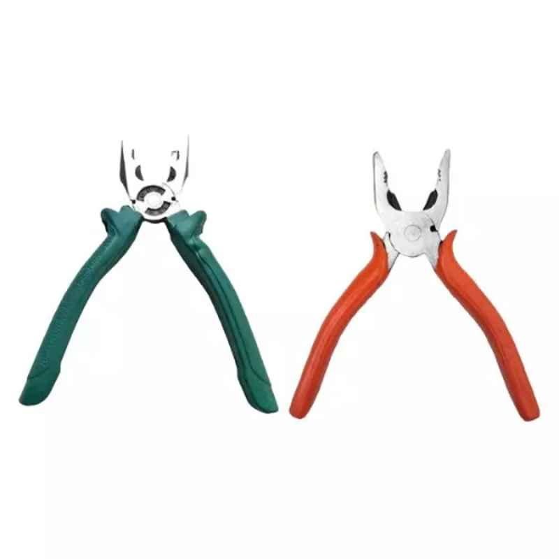 Sky Blue 2 Pcs 7.8 inch Lineman Plier Combo, SBE_PLIER_COMBO_MOD_01261