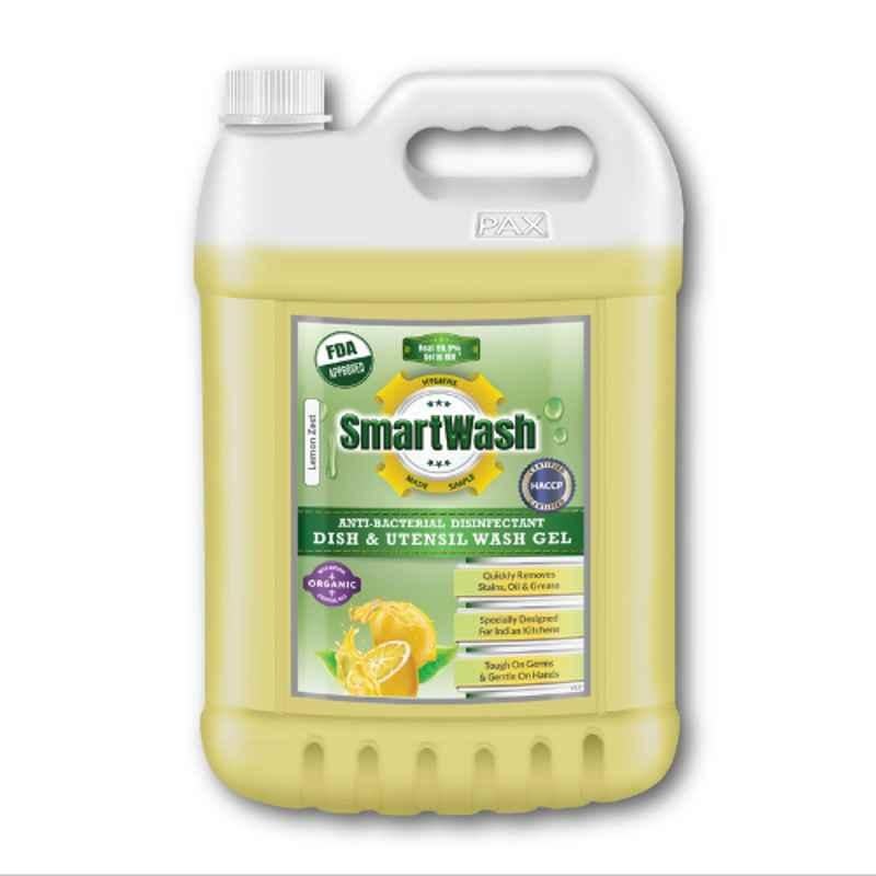 SmartWash 5L Lemon Zest Surface Cleaner Gel with 99.9% Germ Kill Disinfection Protection