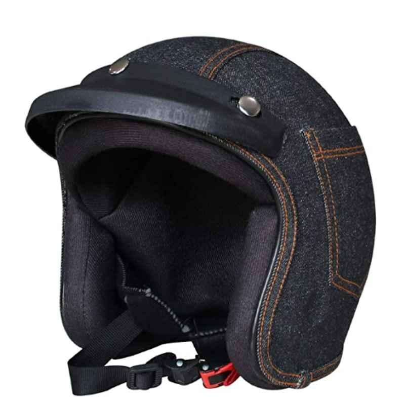 Habsolite HB-DH001 Medium Black Open Face Helmet