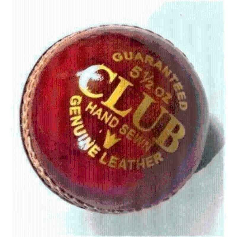 Mturbo Premium Best Quality CLUB GENUINE LEATHER BALLS 2 PART Cricket Leather Ball (Standard Red, Yellow)