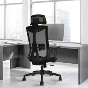 Rose Henley Mesh Black High Back Revolving Ergonomic Office Chair