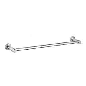 Oleanna Designer 24 inch Brass Silver Bathroom Towel Holder Rod