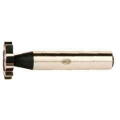 Addison 10.5x3mm HSS Straight Teeth Type A Woodruff Keyslot Cutter, Overall Length: 50 mm
