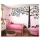 Kayra Decor 132x94 inch PVC Under The Tree Wall Design Stencil, KHSNT244