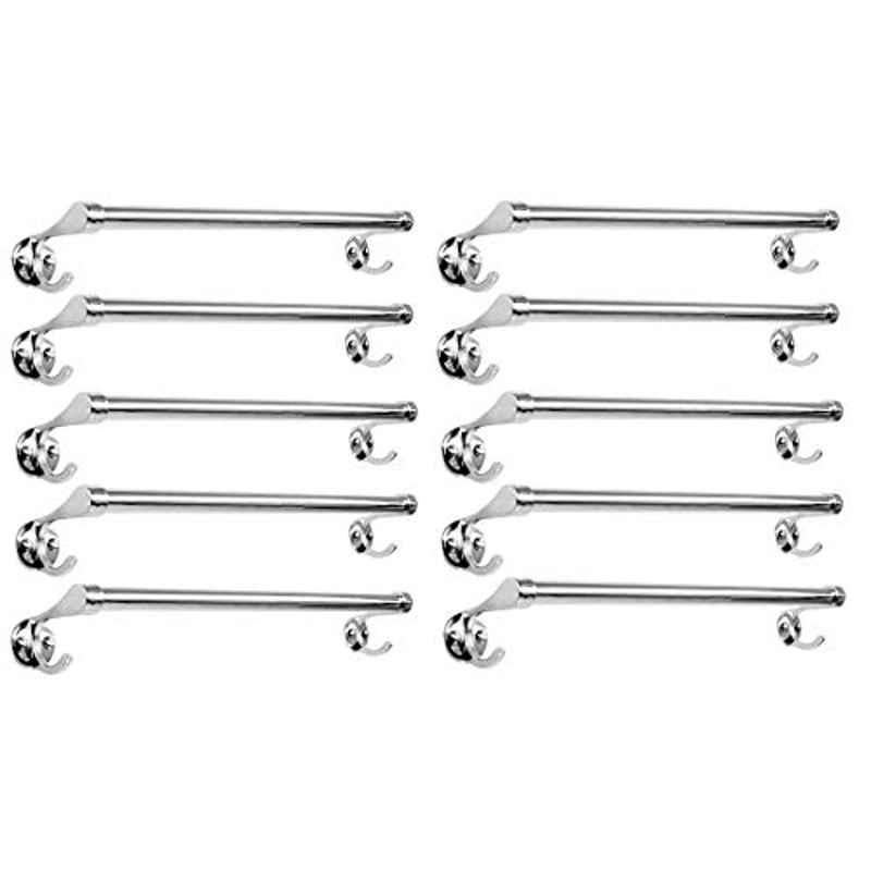 Torofy 24 inch Stainless Steel Silver Wall Mounted Towel Bar (Pack of 10)