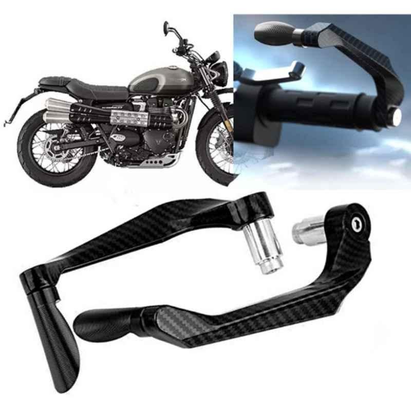 Auto Pearl 2 Pcs Aluminium Carbon Black Brake Clutch Lever Set for Triumph Street Scrambler