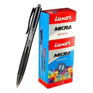 Luxor Micra ‎‎Ultra Fine 0.3mm Black Plastic Ball Point Pen, 1903 (Pack of 1000)