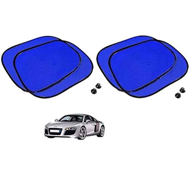 Kozdiko 4 Pcs Blue Chipkoo Car Window Sunshade Curtain Set for Audi R8, koz_82815