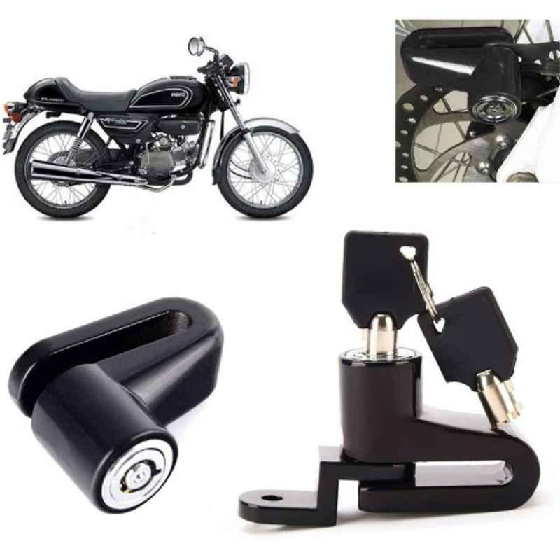 Auto Pearl Steel Heavy Duty Anti Theft Disc Brake Lock for Splendor Pro Classic, Lock_282