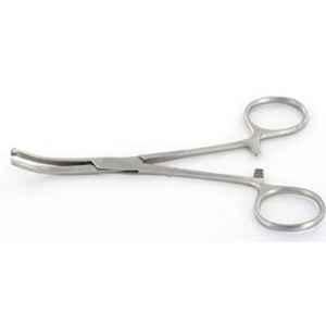 Forgesy 8 inch Stainless Steel Silver Curved Kocher Hemostat Forceps, FG-4654