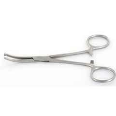 Forgesy 8 inch Stainless Steel Silver Curved Kocher Hemostat Forceps, FG-4654