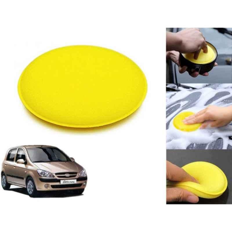 Auto Pearl Polyurethane Beige Washing & Waxing Polish Foam Sponge for Getz Prime
