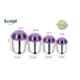 Sempl 16 Pcs Stainless Steel Canister Set with Velvet Unbreakable Plastic Lid