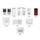 Anchor Roma Plus 1 Module Red Neon Indicator, 289682, (Pack of 20)