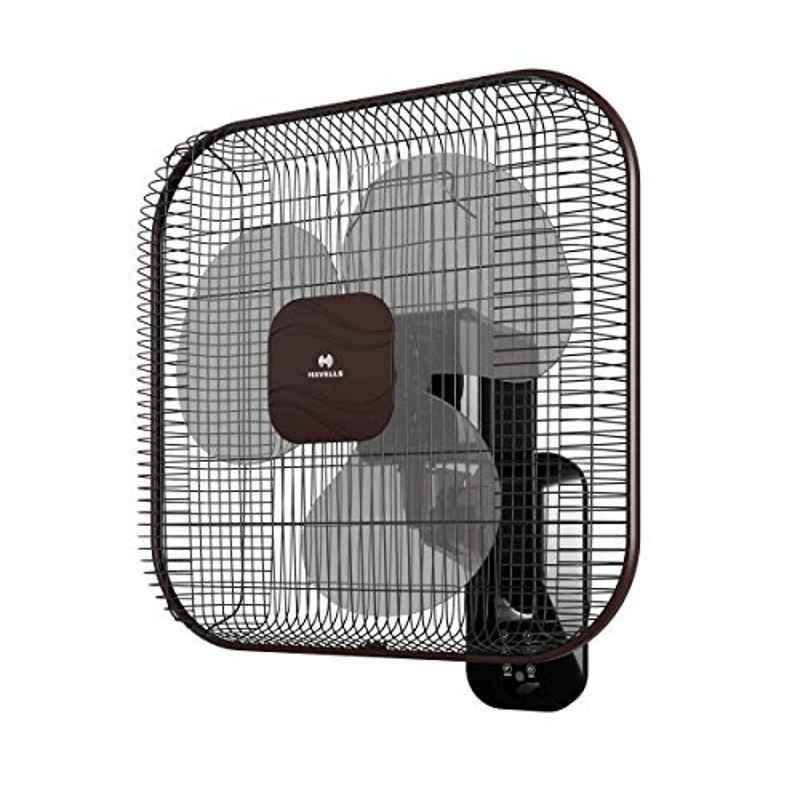 Havells Aindrila 60W 350rpm ABS Brown & Black Wall Fan with 2 Years Warranty, Sweep: 400 mm