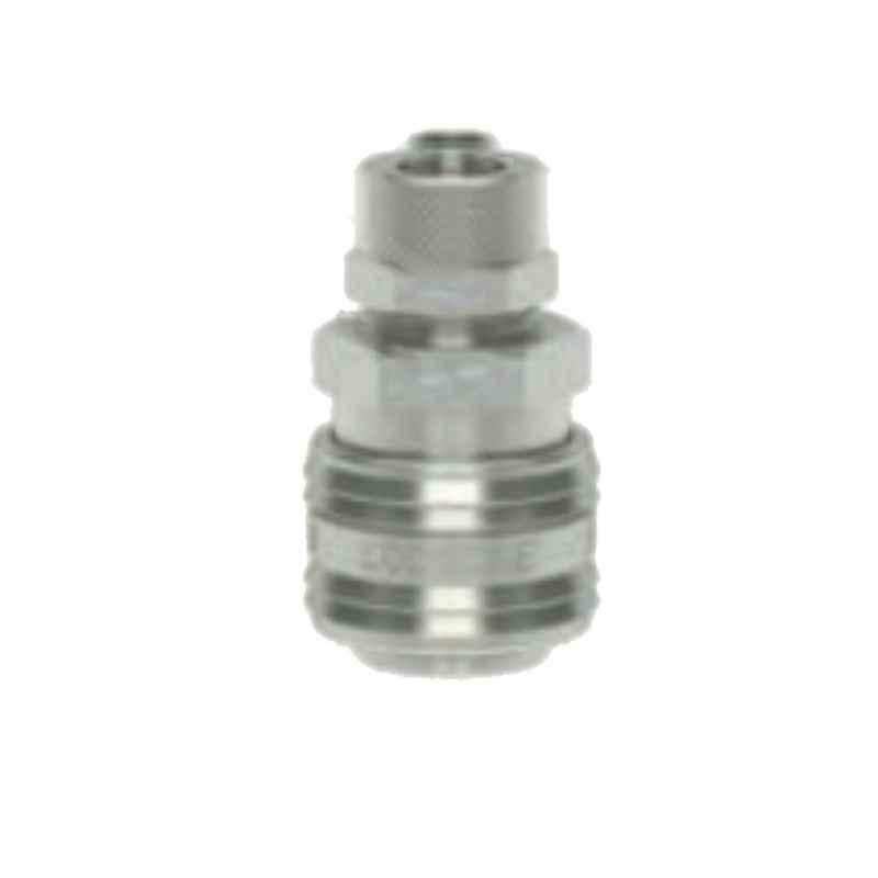 Ludecke ES8TQO 8x10mm Straight Through Quick Squeeze Nut Connect Coupling
