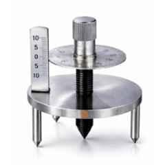 Harrison Enterprises Double Disc Brass Spherometer for Physics Lab