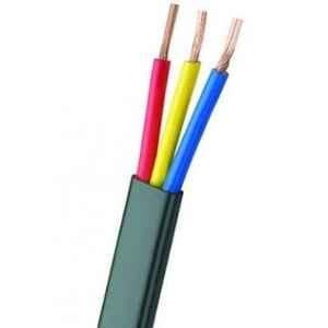 Polycab 25 Sqmm 3 Core Copper PVC Insulated Flat Submersible Cables, Length: 1000 m