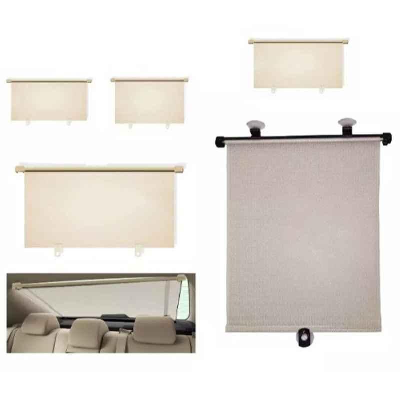 Digitru Beige Sun Shades Set of 2 Pieces
