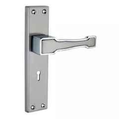Harrison Collecte DE Chroma Tesla 1784 200mm Mild Steel CP Matt Finish Mortise Lock Set with Handle