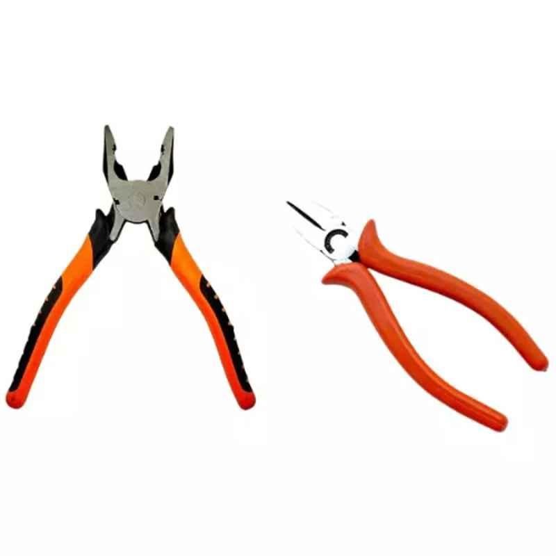 Sky Blue 2 Pcs 7.8 inch Lineman Plier Combo, SBE_PLIER_COMBOS_COMBO_442
