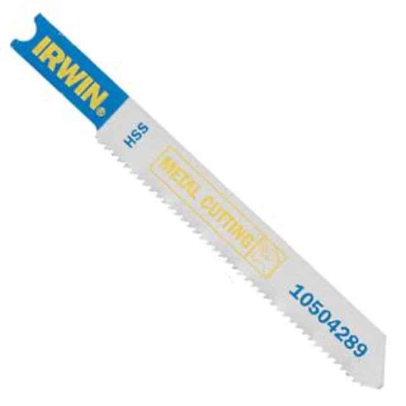 Irwin U118A 70mm Metal Cutting Hss U-Shank Jigsaw Blade, 10504293
