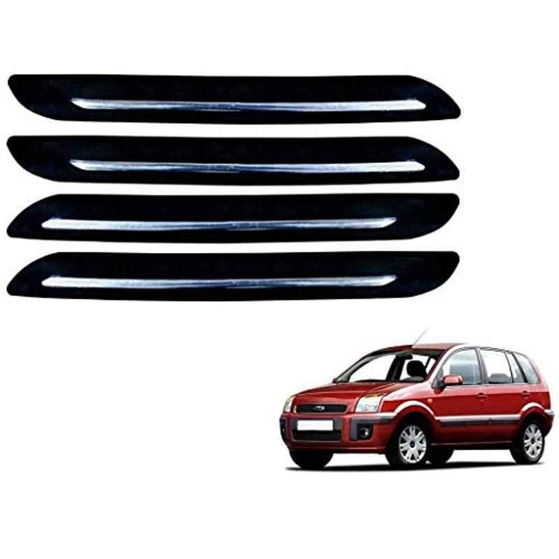 Kozdiko 4 Pcs Single Chrome Bumper Protector Set for Ford Fusion
