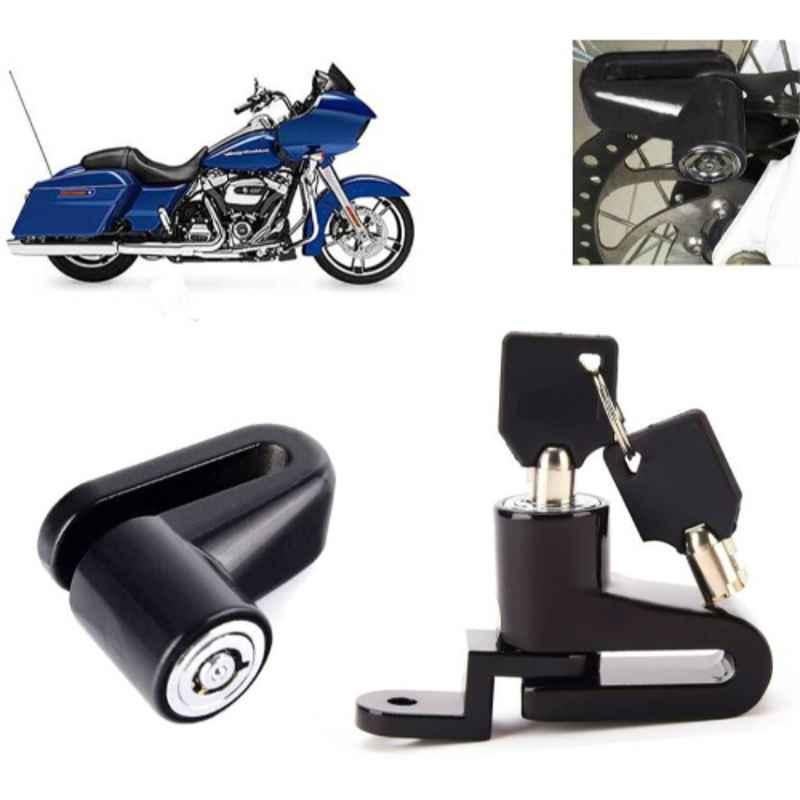 Auto Pearl Steel Black Heavy Duty Anti-Theft Disc Brake Lock for Road Glide Special, Lock_167