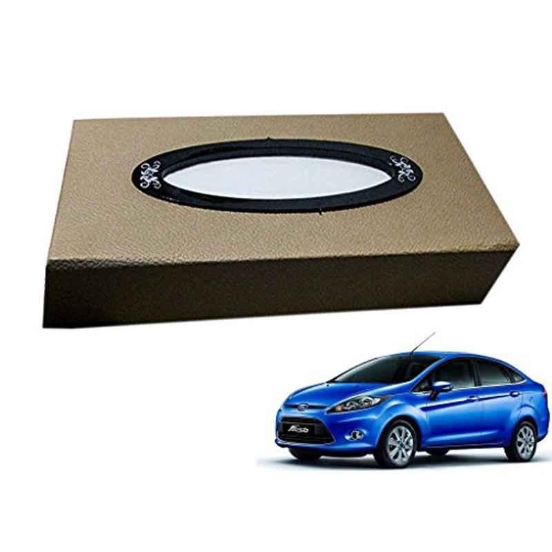 Kozdiko 200 Sheets 100 Pulls Beige Tissue Paper Box for Ford Fiesta, kozd_6855