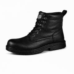 SPIEZ Leather Steel Toe Black Safety Shoes, Size: 7 (Pack of 2)