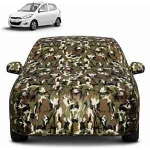 Allextreme Polyester Multicolour Camouflage Car Body Cover with Mirror Pocket for Hyundai Grand i10 All Model & Years 2007-2013, PV_VLSV19