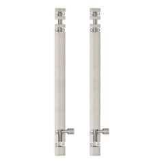 Atom 12 inch Aluminium Satin Finish Heavy Duty Joint-Less Tower Bolt, TB002-12 inch-SS-102 (Pack of 2)