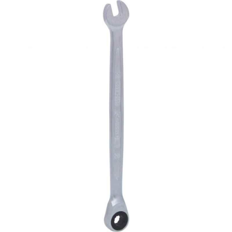 KS Tools Gear Plus 7/16 inch CrV Combination Ratcheting Spanner, 503.4104