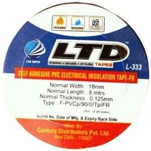 LTD 30 Pcs 8m Black Self-Adhesive PVC Electrical Insulation Tape Box, L-333