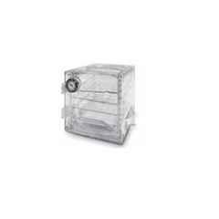 Abdos 35L Amber Vacuum Gauge Cubic Desiccator, E11615 A