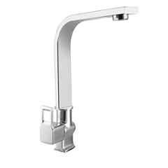 10X SN-98110 Brass Swan Neck Table Mount Chrome Finish Kitchen Tap