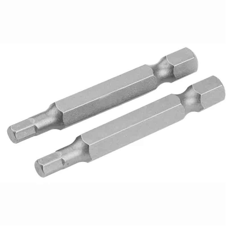 Tolsen 2 Pcs H4x50mm S2 Steel Screwdriver Bits Set, 20334