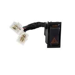 Uno Minda Hazard Warning Switch with Wire & 2 Coupler for Massey Ferguson TAFE Tractor, SW-0357F