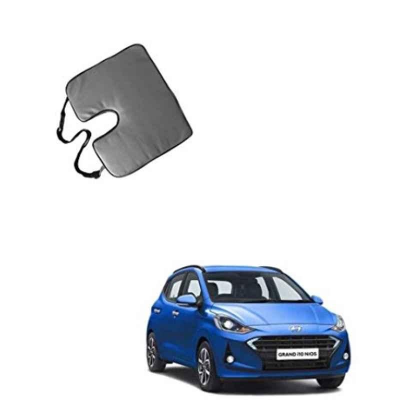 Kozdiko 36x42x65cm PU & Foam Grey Seat Cushion Pillow for Hyundai Grand i10 Nios