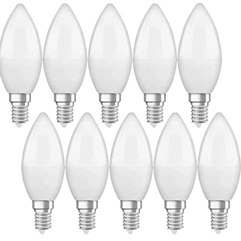 Osram 5.5W 2700K 470lm Candle Bulb (Pack of 10)