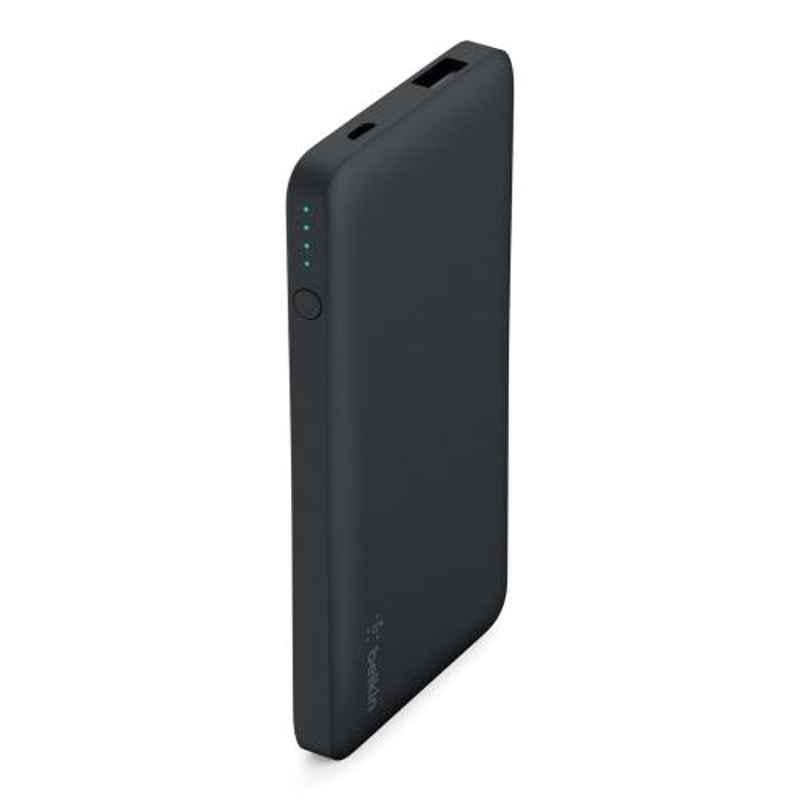 Belkin 5000mAh 1 USB Pocket Power Bank, F7U019BTBLK