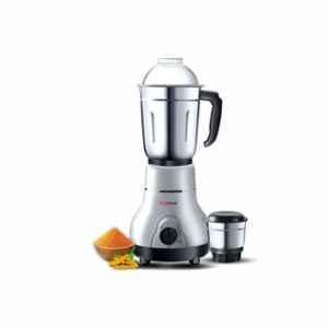 DigiSmart Kitchen Mate 600W ABS Black & Grey Mixer with 2 Jar for Smoothies, Chutney & Shakes