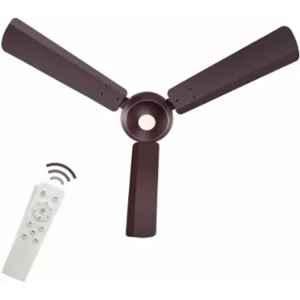 Candes Acura 30W Brown BLDC Motor 3 Blade Ceiling Fan with Remote, Sweep: 1200 mm, BLDC-AcuraB1cc (Pack of 4)