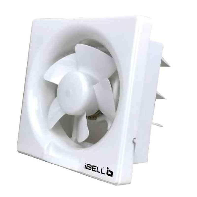 iBELL 35W White Plastic Exhaust Fan, IBLVF250W, Sweep: 250 mm