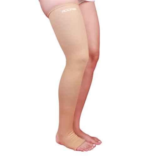 Buy Adore Spandex Beige Mid Thigh Compression Stocking, AD-703, Size: M  Online At Price ₹699