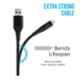 Ambrane ACL-11 1m Black Iphone Lighting Cable