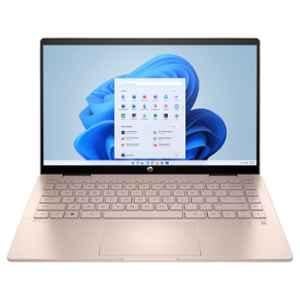 HP Pavilion x360 14-EK1020TU Pale Rose Gold Laptop with Core i7/16GB/512GB/SSD/Intel Iris Xe Graphics/Windows 11 Home 14 inch FHD Display, 7Z1P8PA