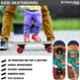 Strauss 17x5 inch Polypropylene & Wood Multicolor Kids Skateboard, ST-2235